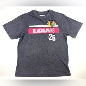 Men’s Gray Chicago Blackhawks T Shirt Size Large